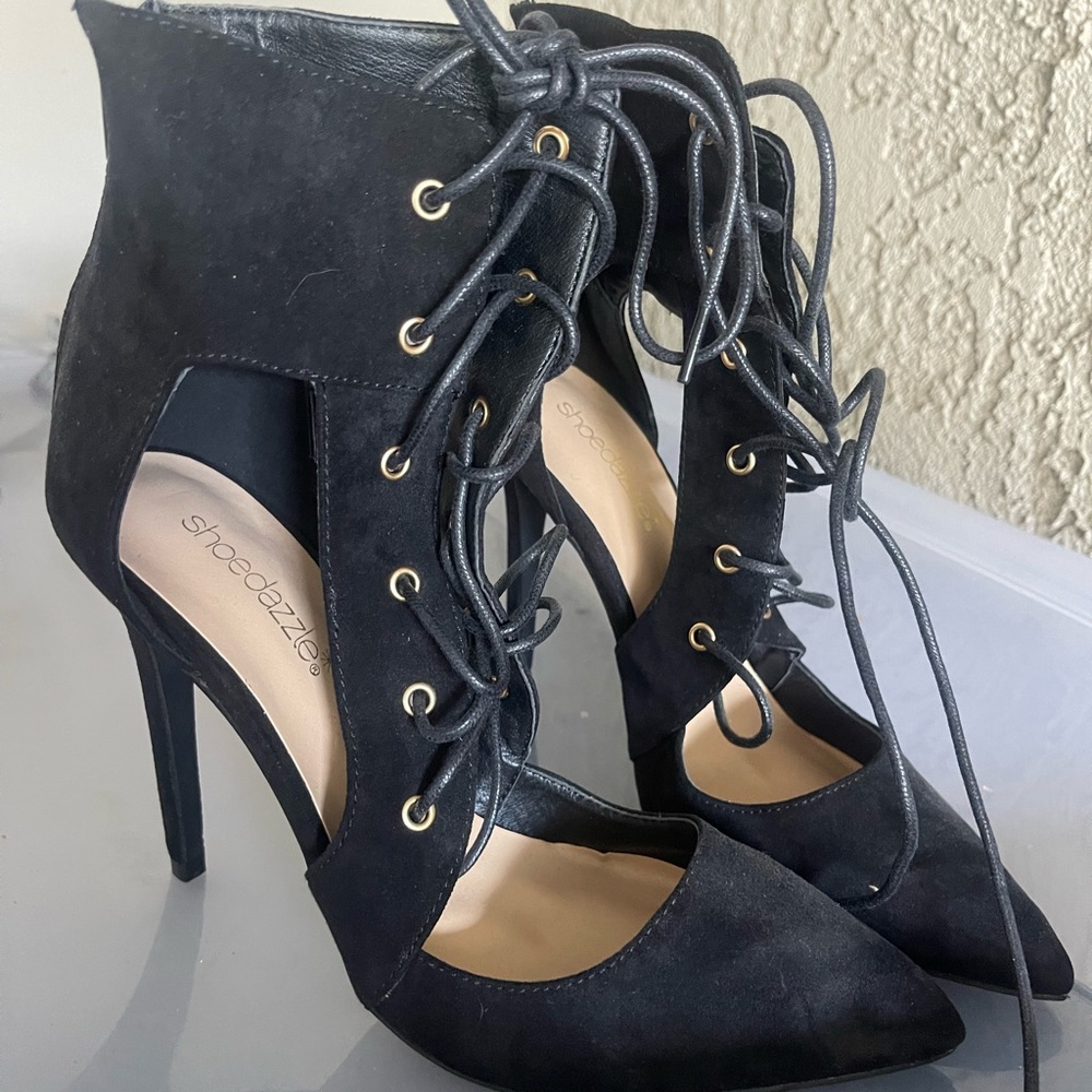 Lace up heels